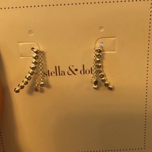 Stella&dot silver earrings